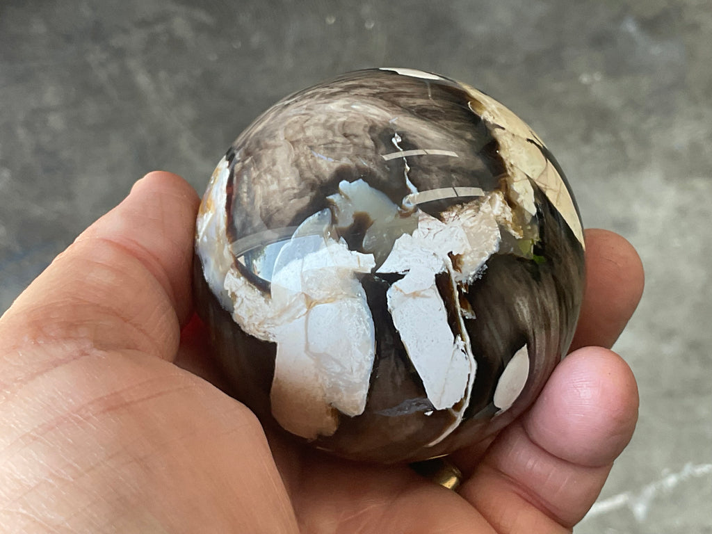 324g Western Australian “Peanut Wood” Sphere 4A