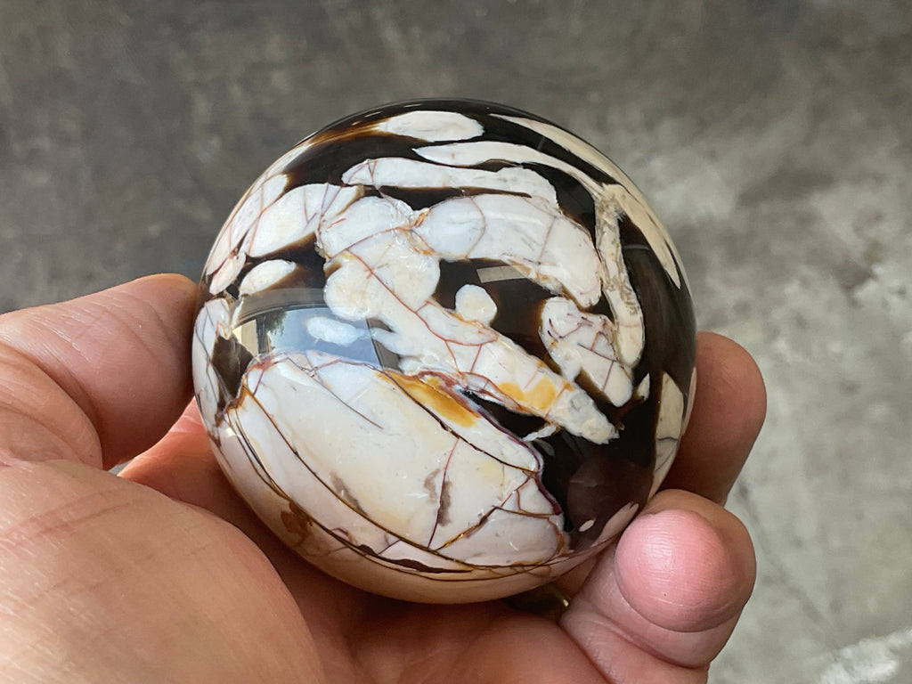334g Western Australian “Peanut Wood” Sphere 4B