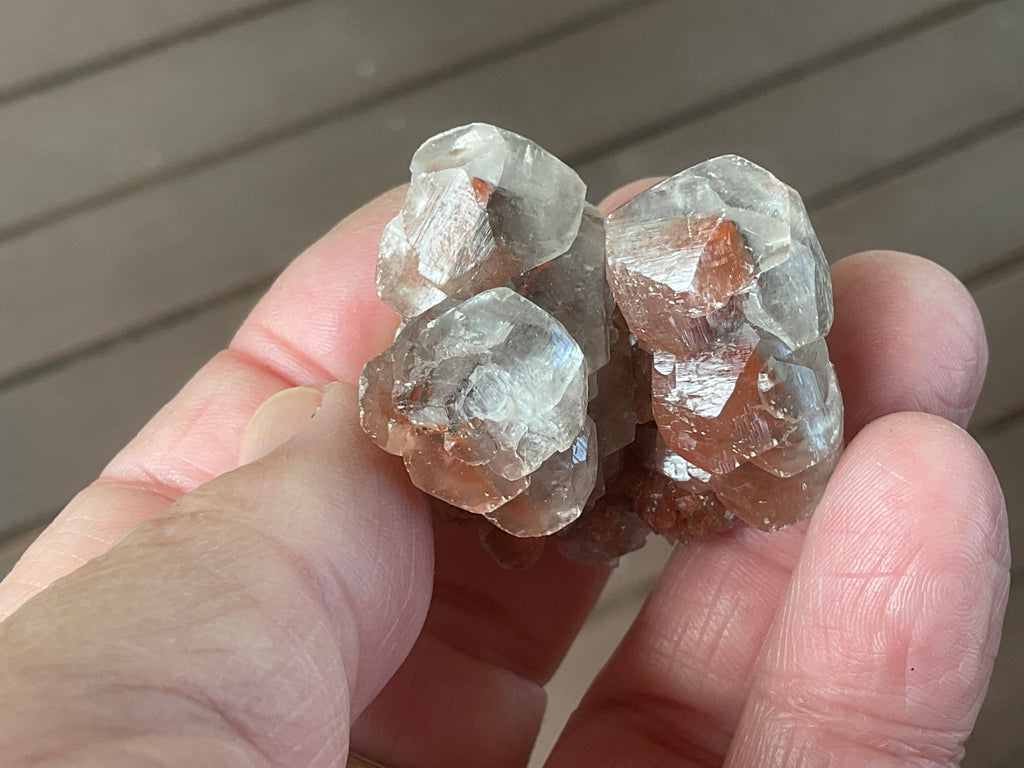 40g Red Pagoda Calcite Specimen 9A from Hubei, China