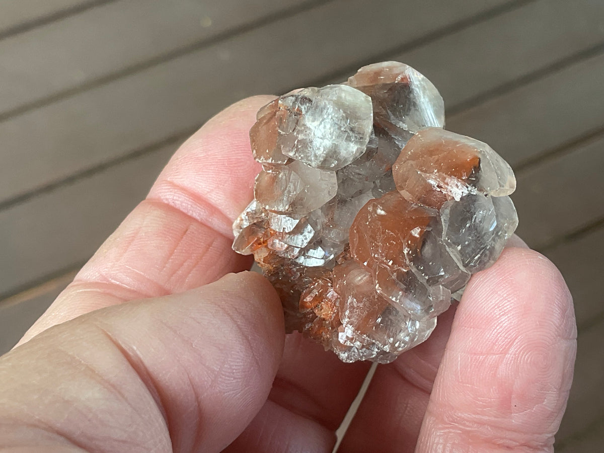 40g Red Pagoda Calcite Specimen 9A from Hubei, China