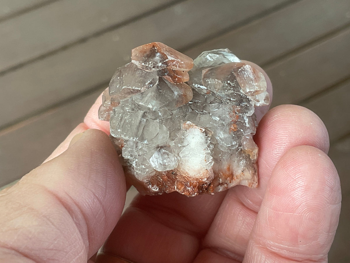 40g Red Pagoda Calcite Specimen 9A from Hubei, China