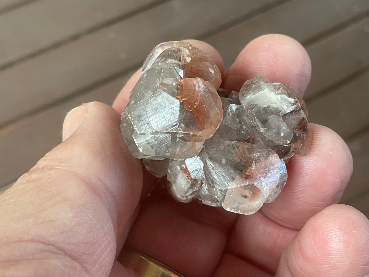 40g Red Pagoda Calcite Specimen 9A from Hubei, China