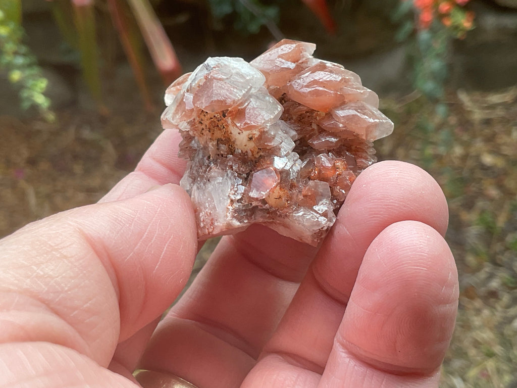 40g Red Pagoda Calcite Specimen 9A from Hubei, China