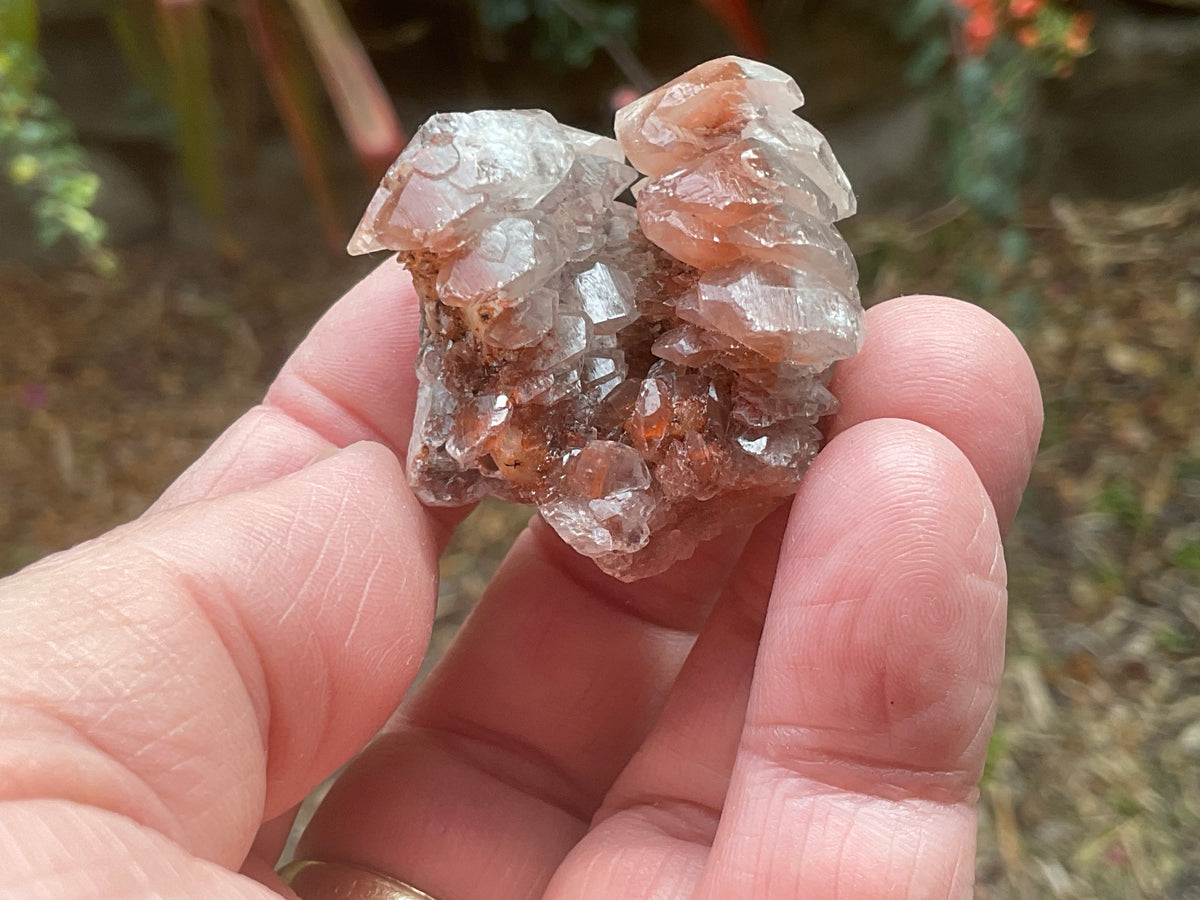 40g Red Pagoda Calcite Specimen 9A from Hubei, China