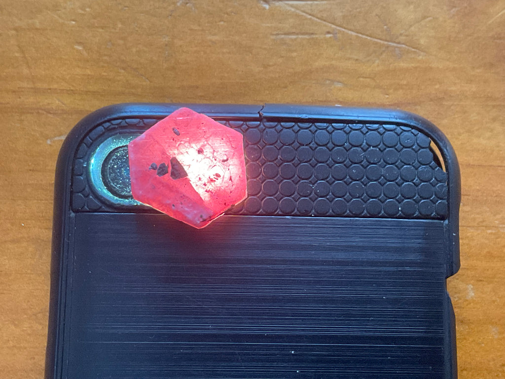 1 piece Medium Corundum (Ruby) Slices with partial “Record Keepers”