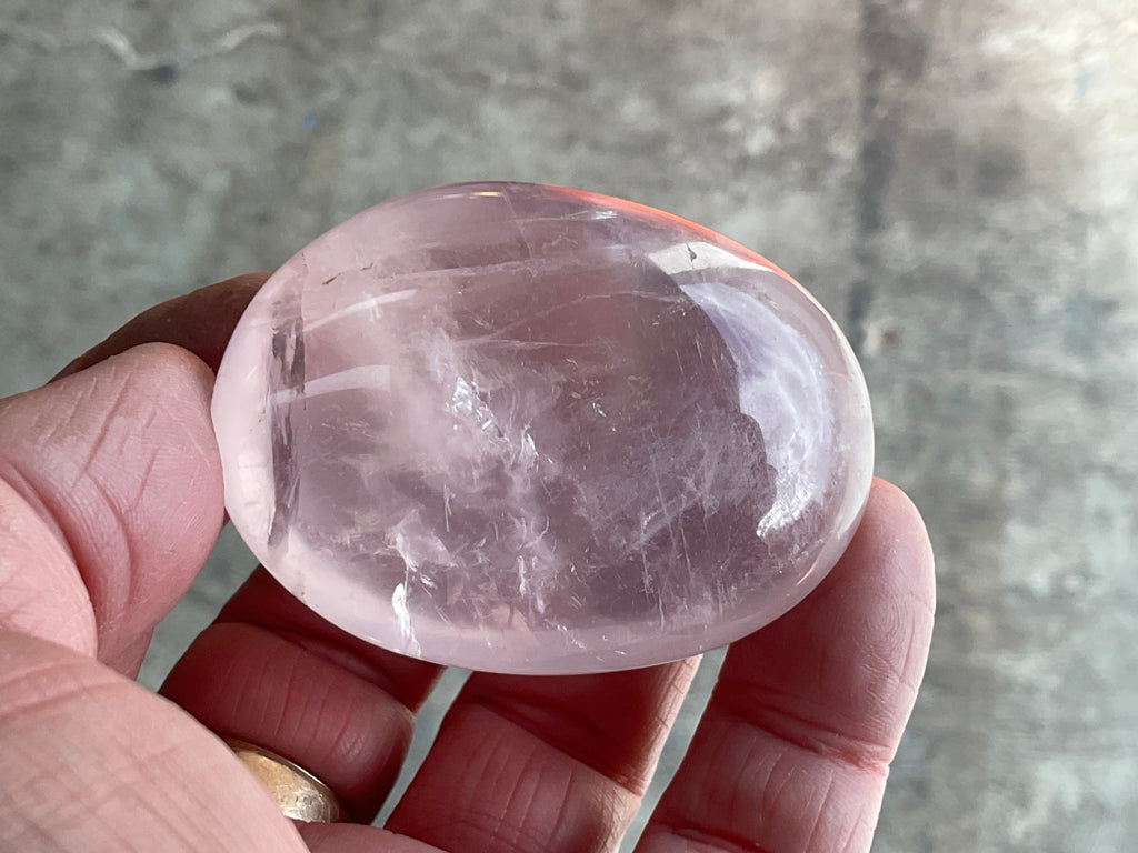 78g Rose Quartz Palmstone 3C