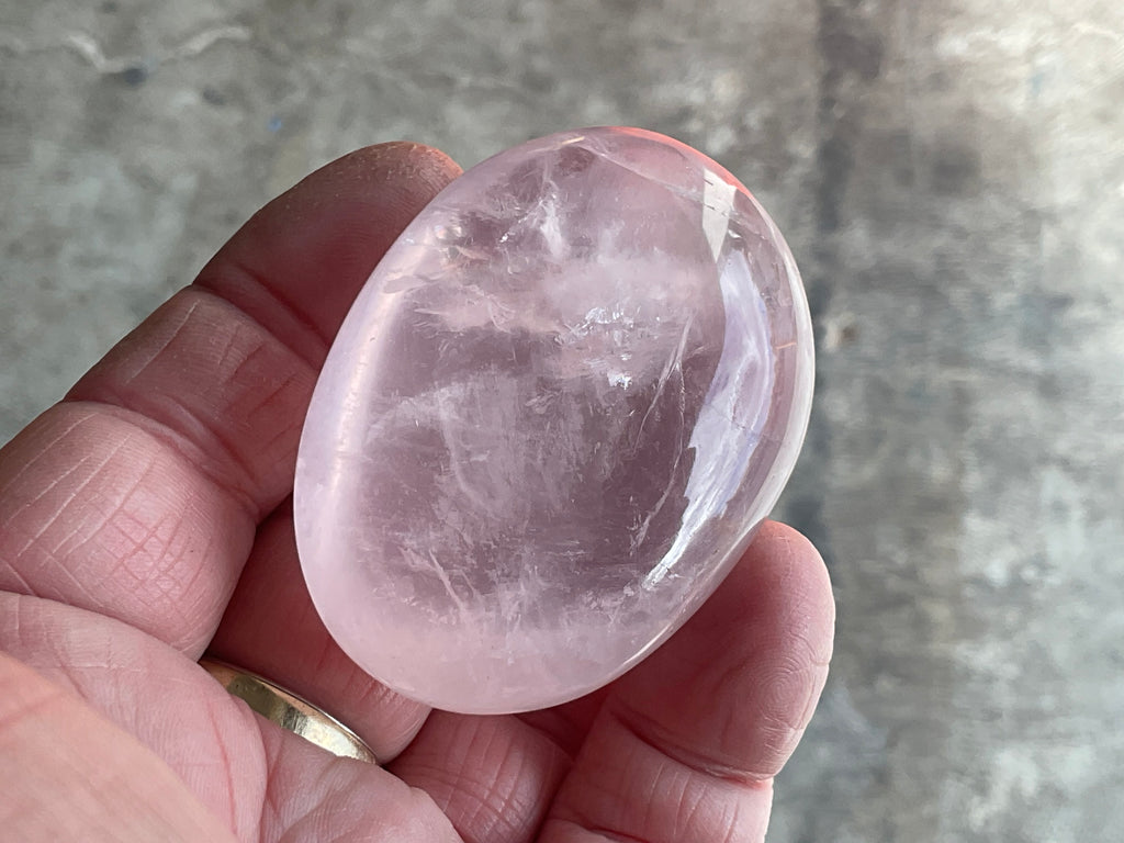 78g Rose Quartz Palmstone 3C