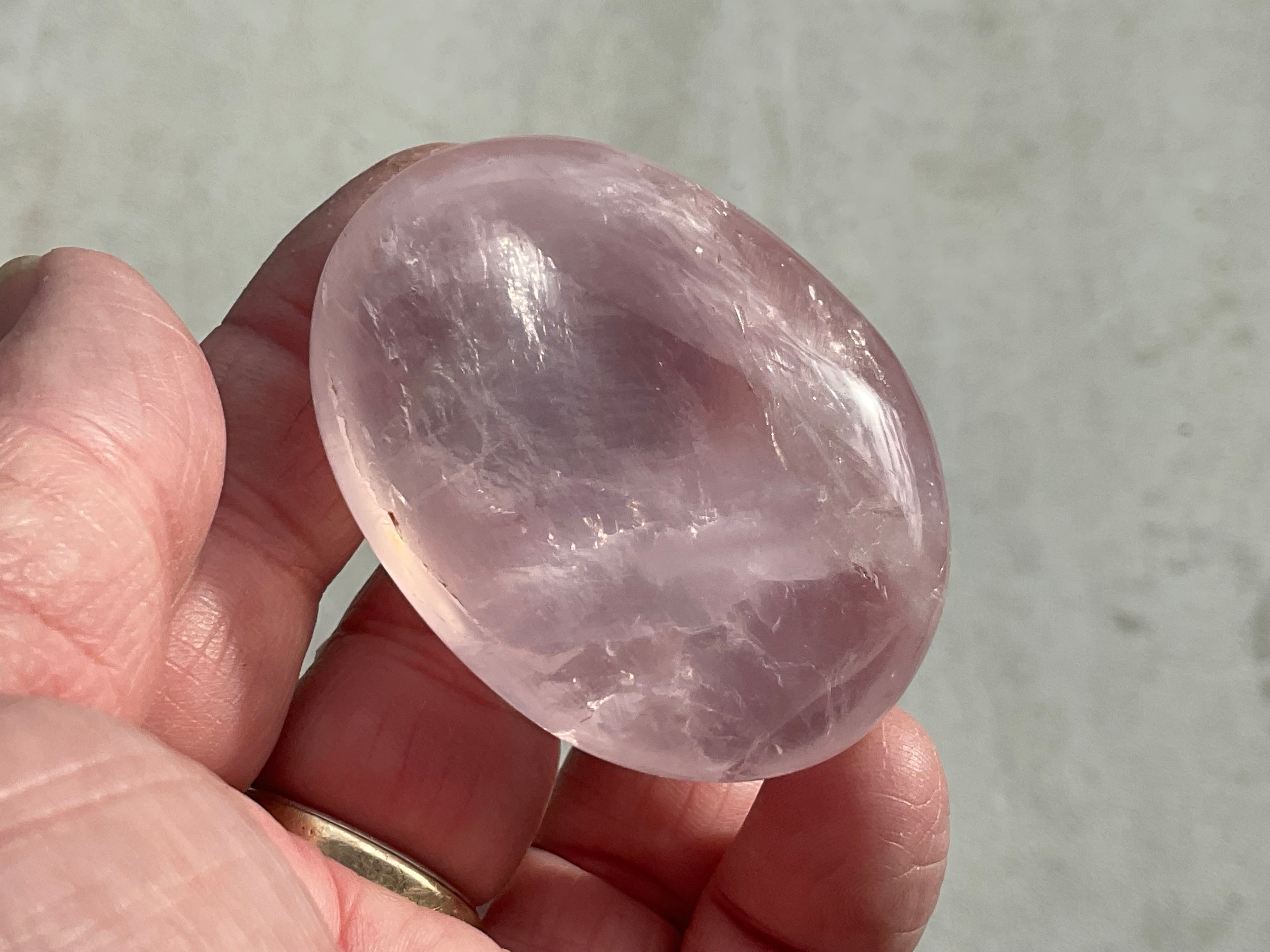 78g Rose Quartz Palmstone 3C