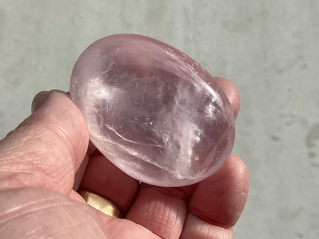 78g Rose Quartz Palmstone 3C