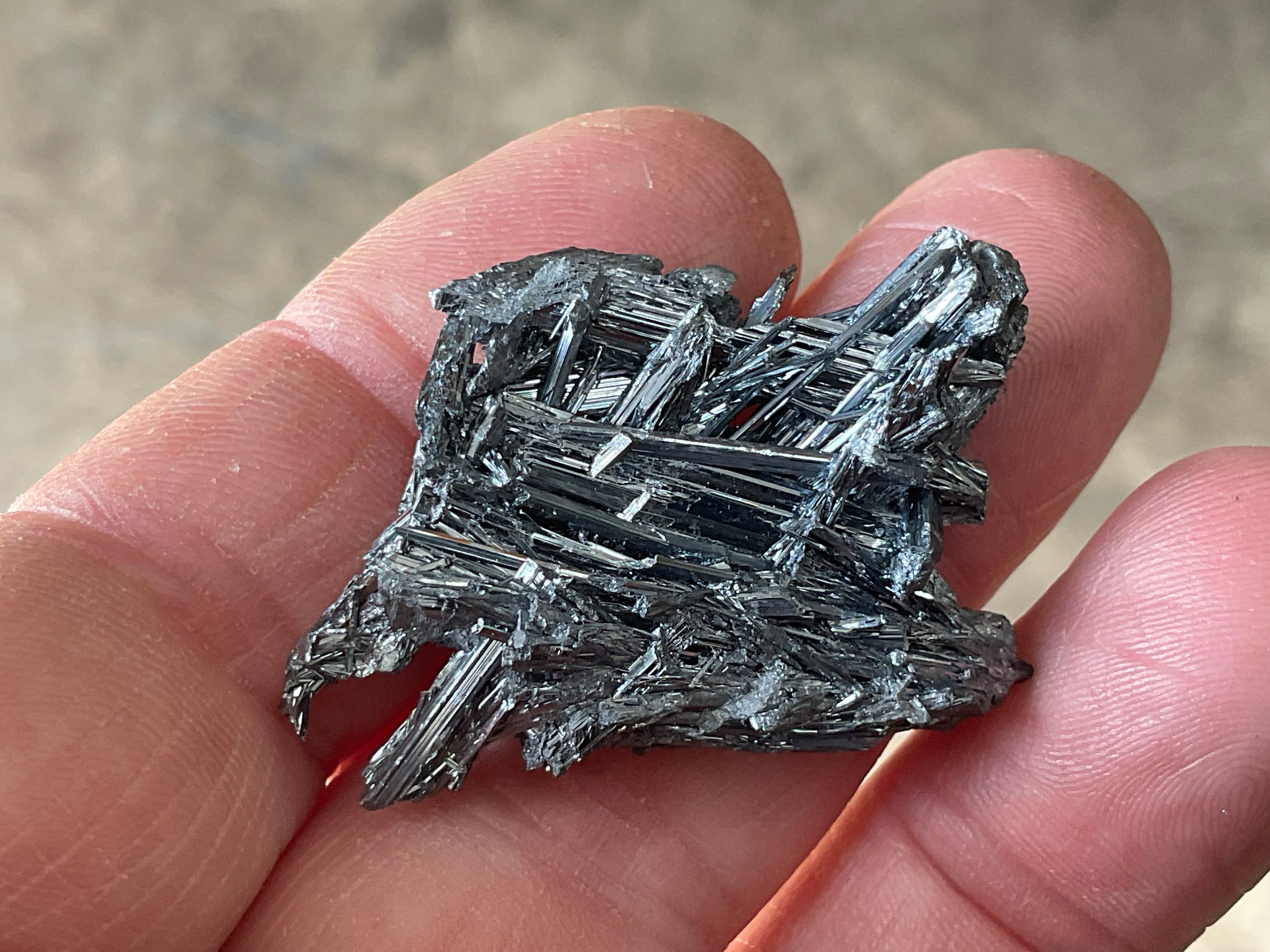 12g Chinese Stibnite Specimen 2B