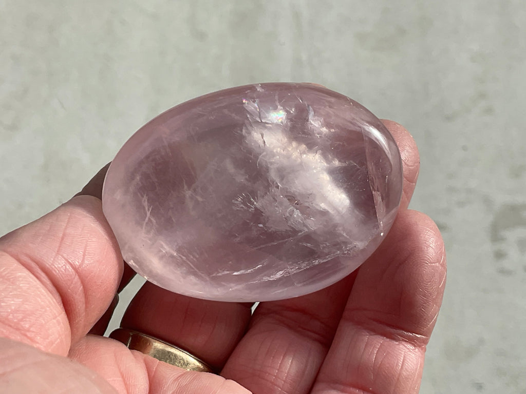 78g Rose Quartz Palmstone 3C
