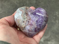 180g Amethyst Agate Heart 4B