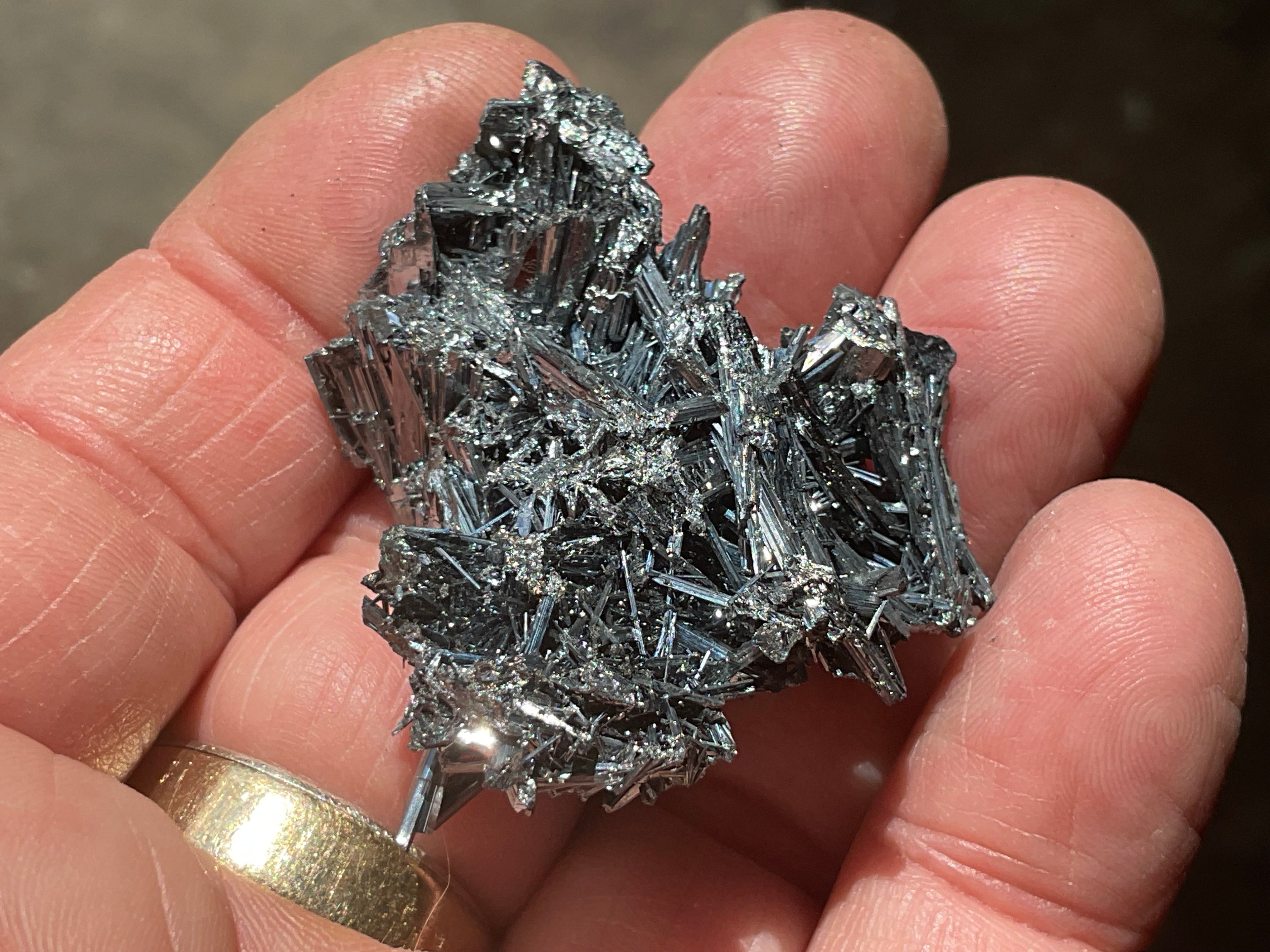 24g Chinese Stibnite Specimen 4A