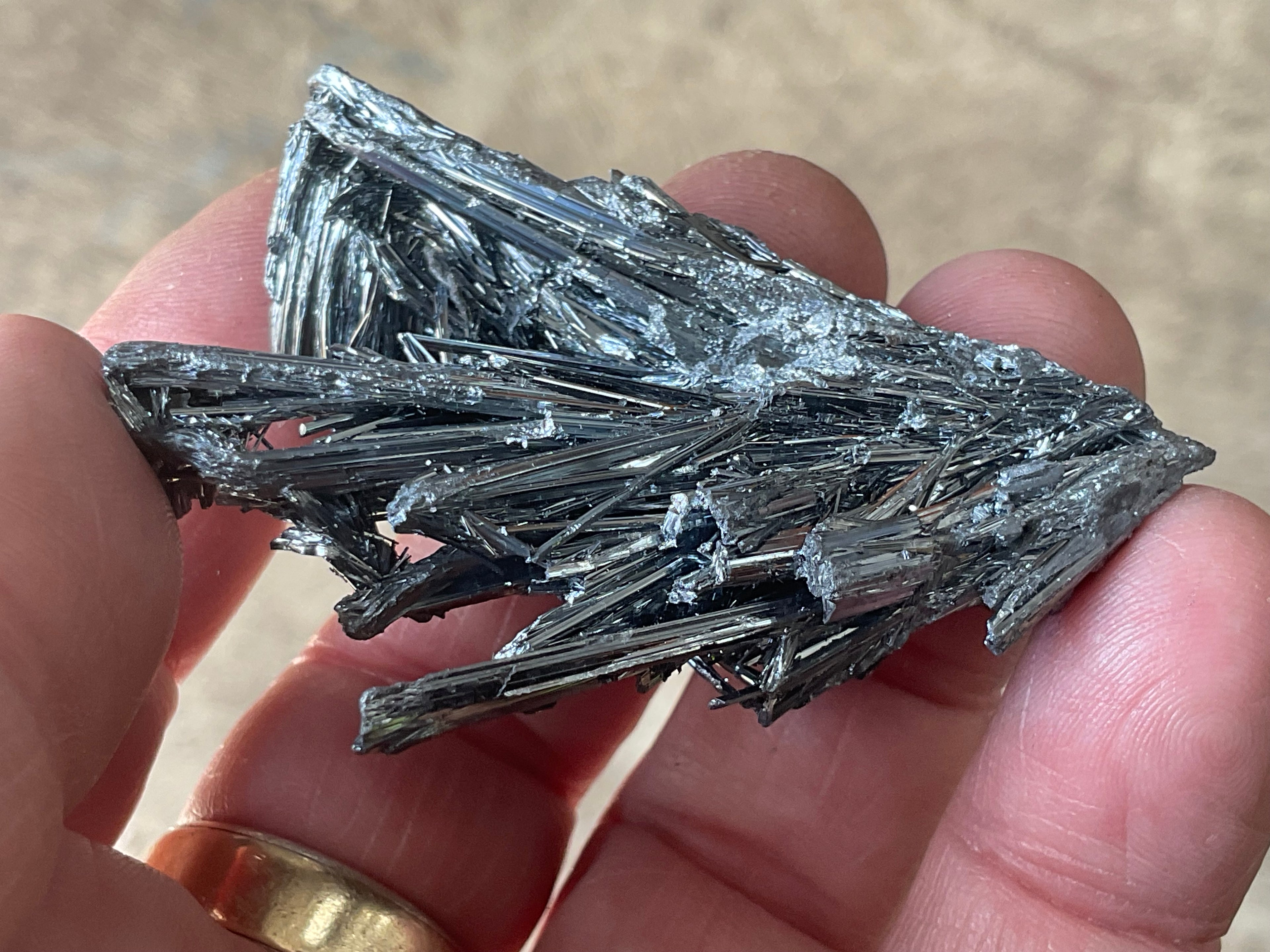 36g Chinese Stibnite Specimen 4C