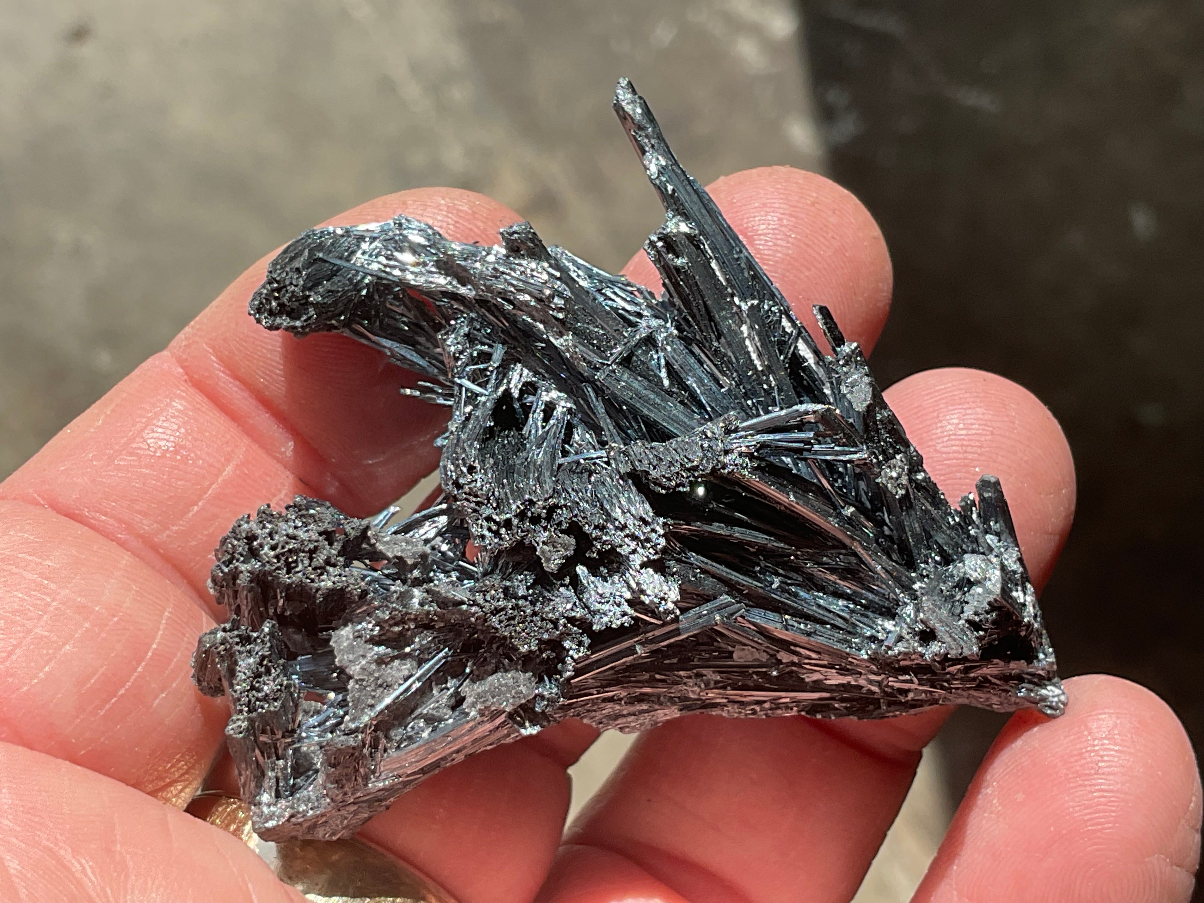 36g Chinese Stibnite Specimen 4C