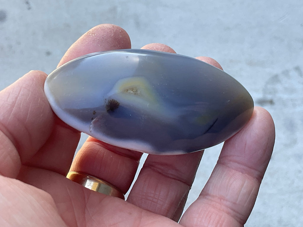 72g Orca Agate Palmstone 1A