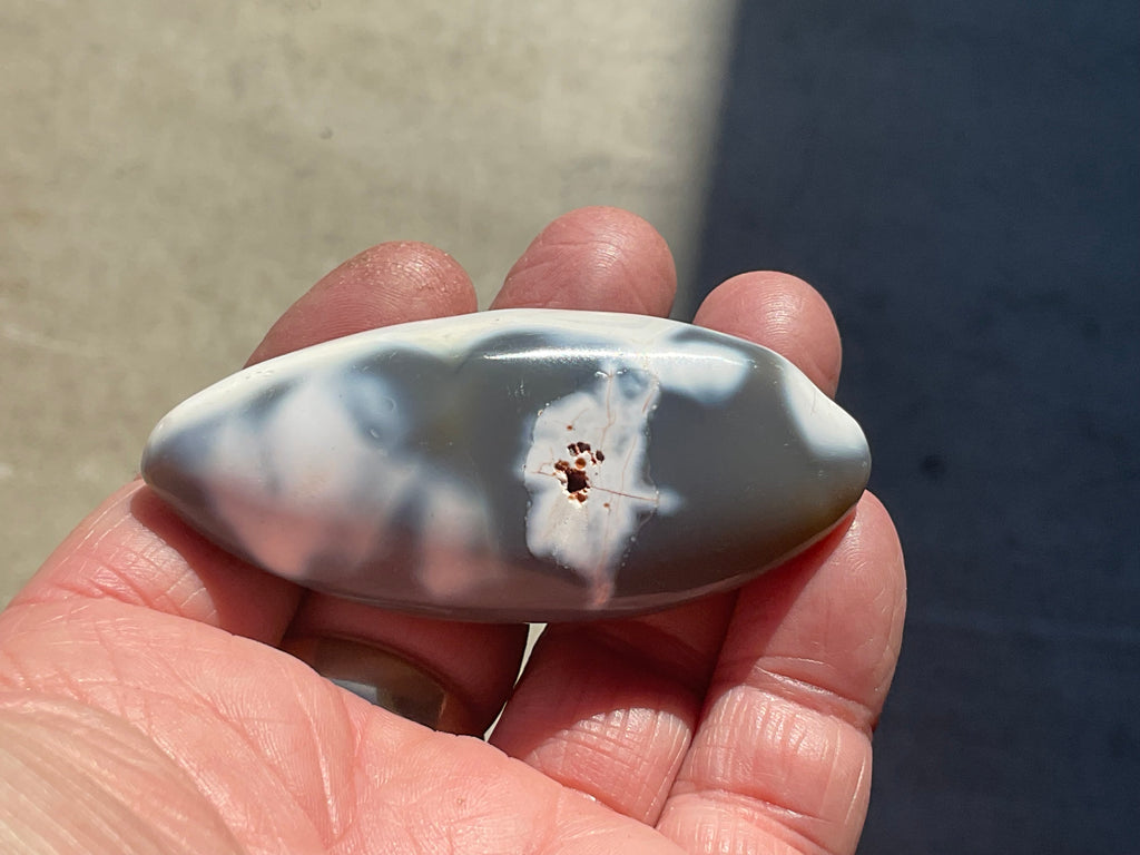72g Orca Agate Palmstone 1A