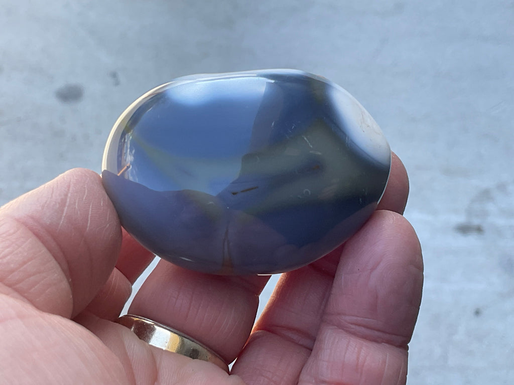 76g Orca Agate Palmstone 1B