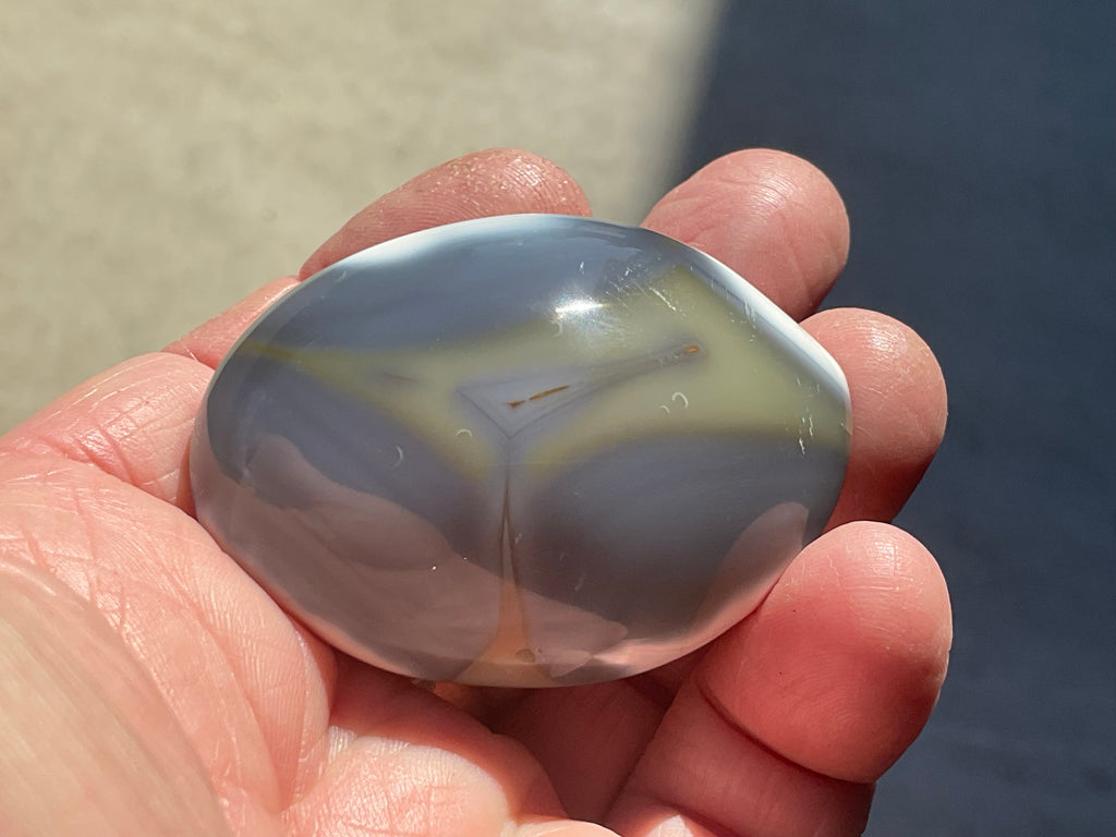 76g Orca Agate Palmstone 1B