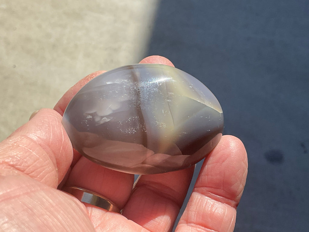 78g Orca Agate Palmstone 1C