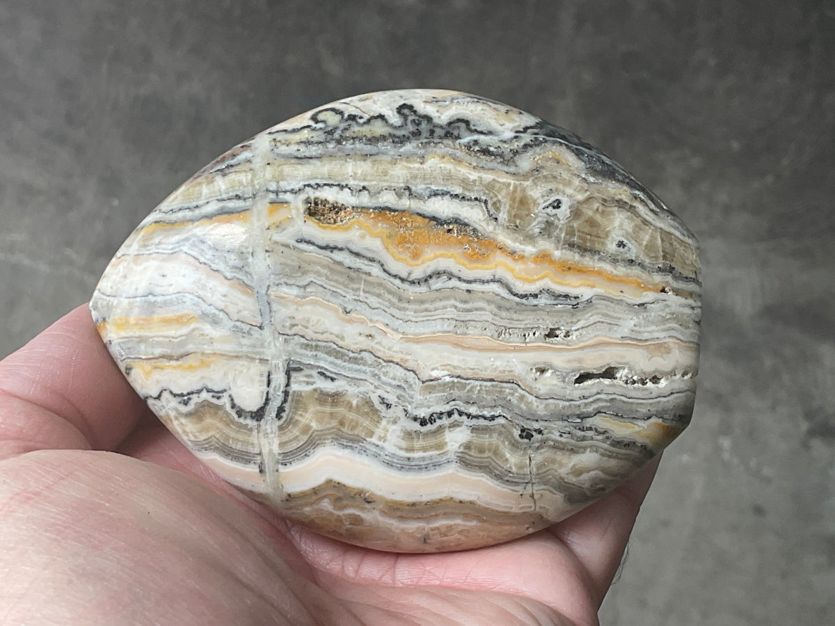 312g Banded Calcite Freeform