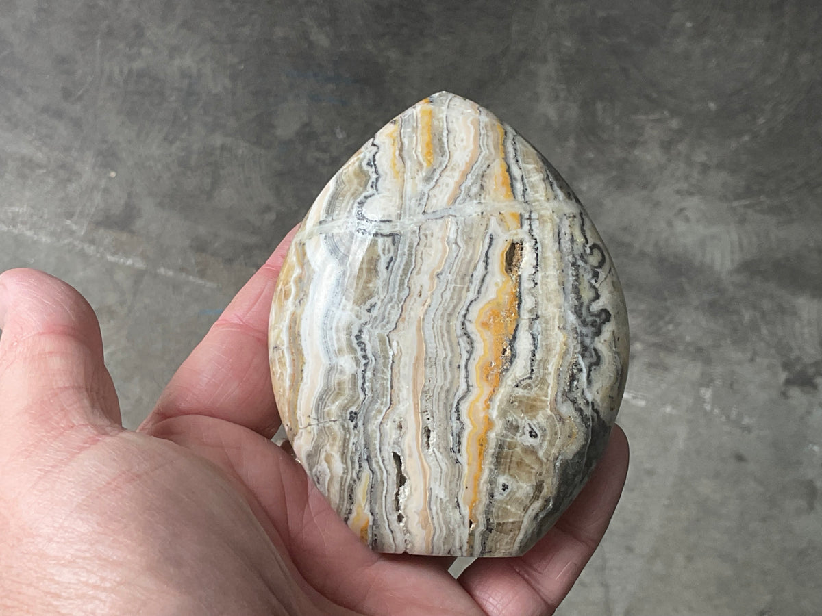 312g Banded Calcite Freeform