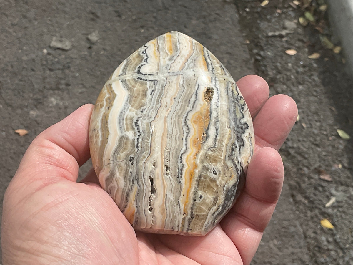 312g Banded Calcite Freeform