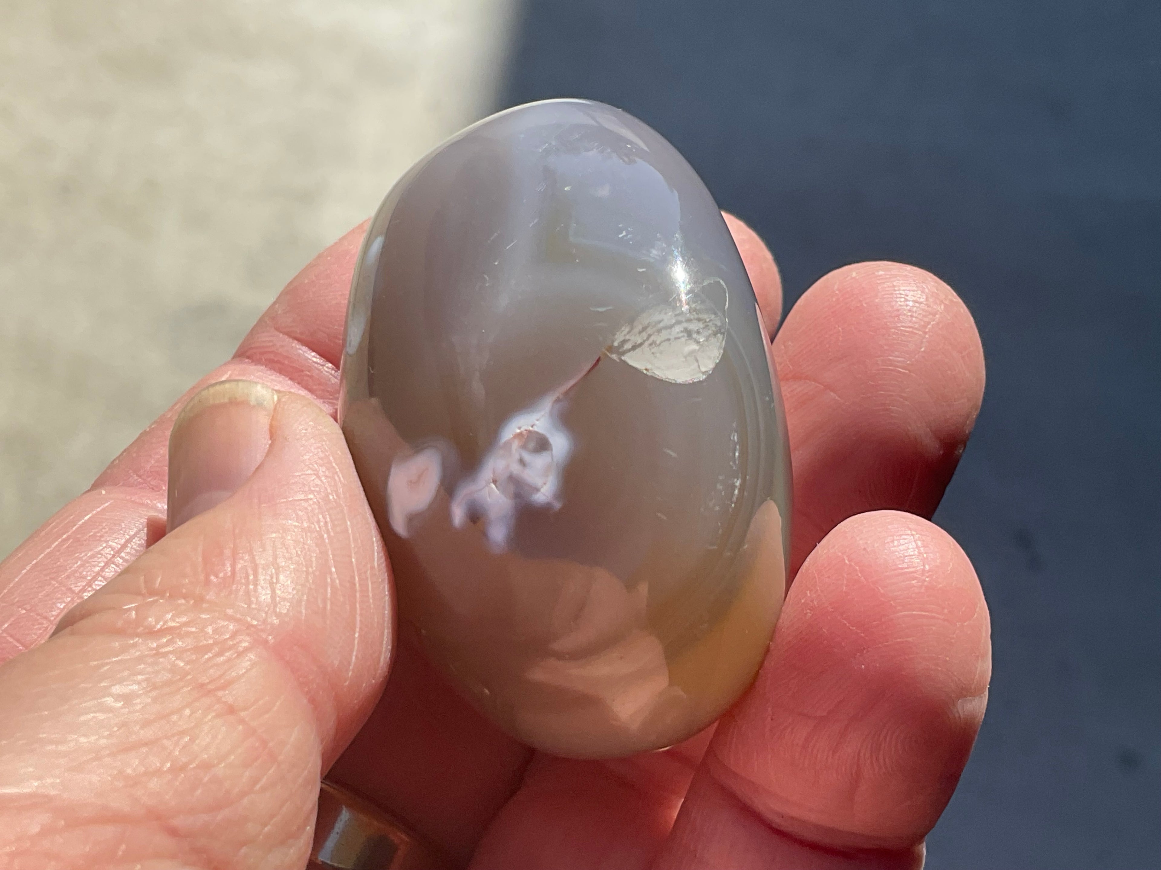 88g Orca Agate Palmstone 2C