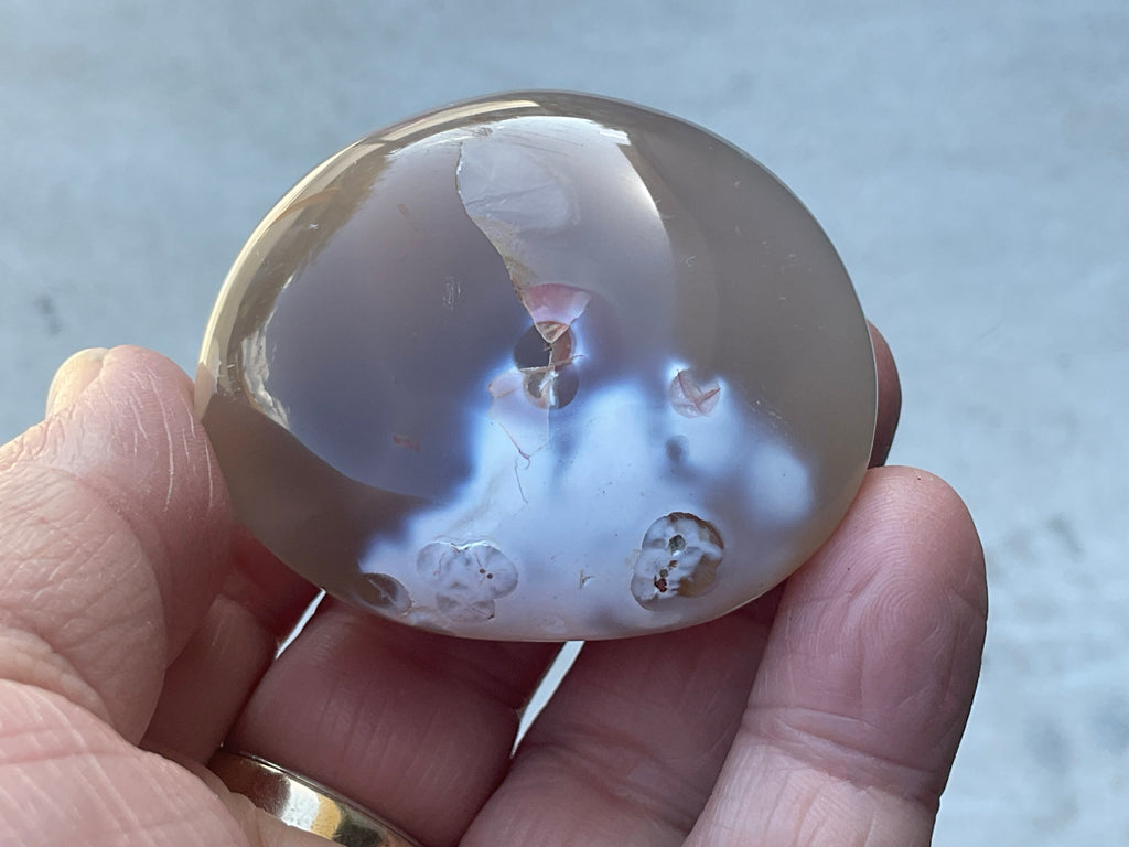 102g Orgca Agate Palmstone 3B