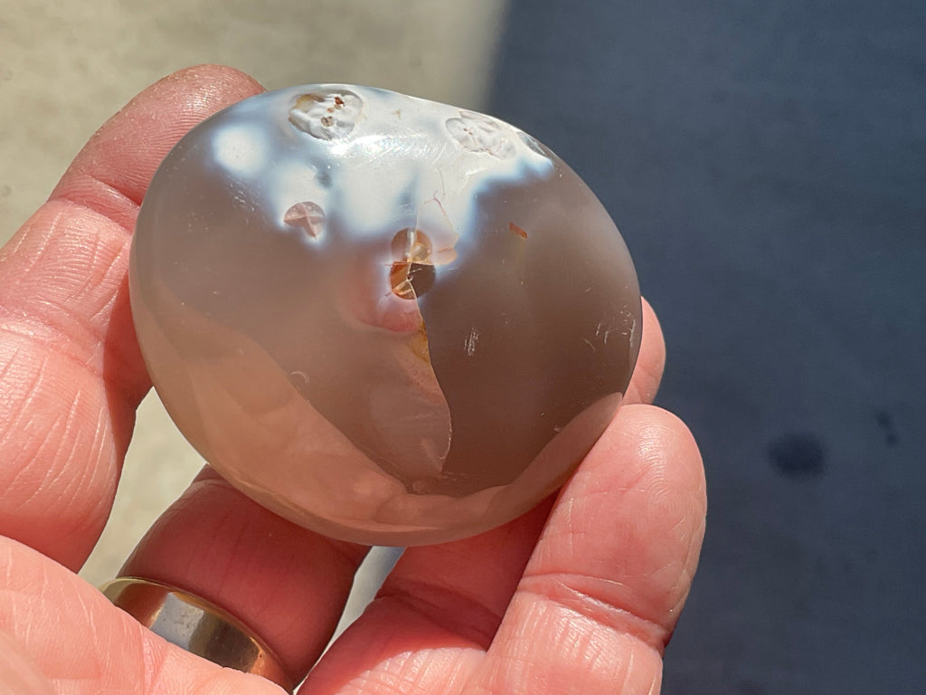 102g Orgca Agate Palmstone 3B