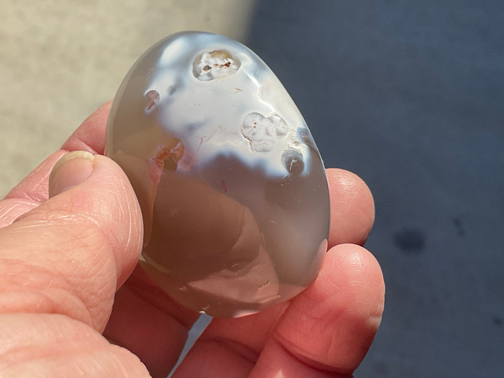 102g Orgca Agate Palmstone 3B