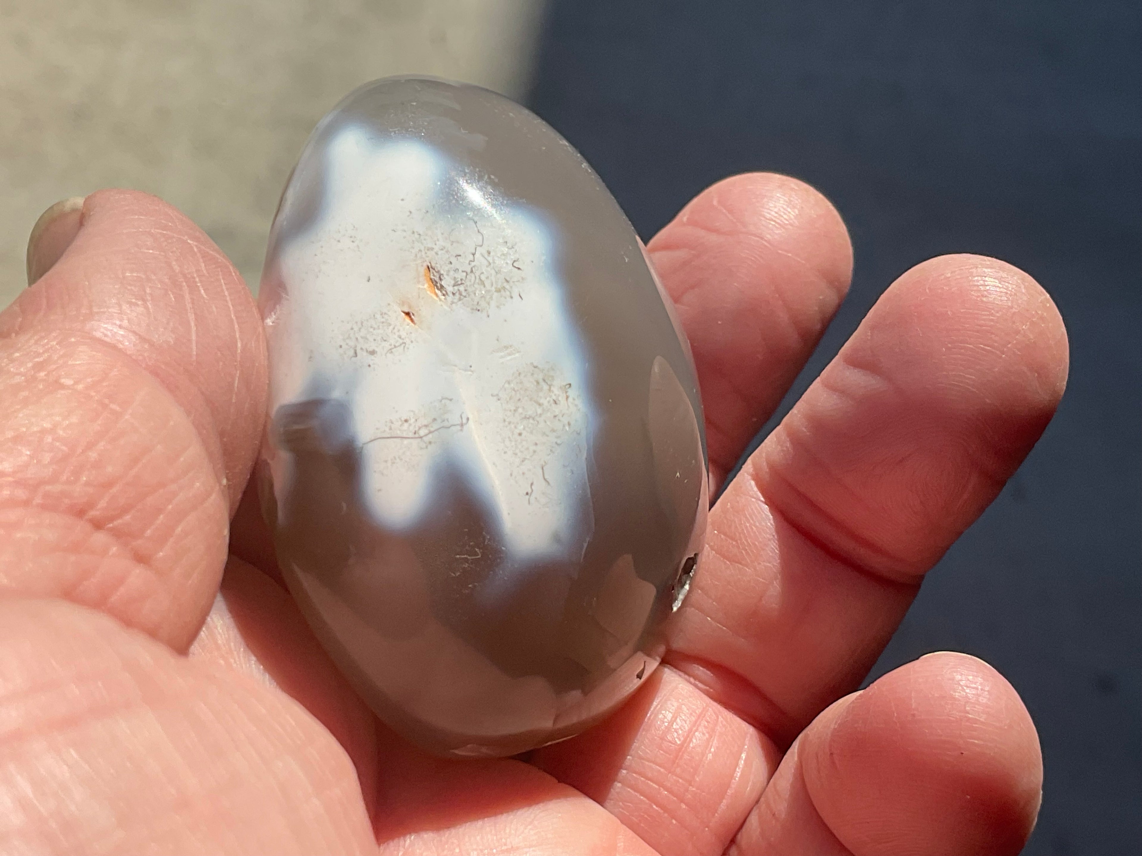 102g Orgca Agate Palmstone 3B