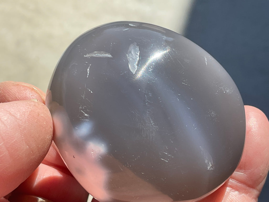 110g Orca Agate Palmstone 3C