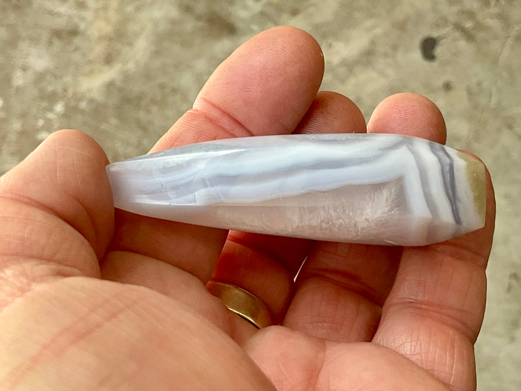 66g Blue Lace Agate Freeform 1A