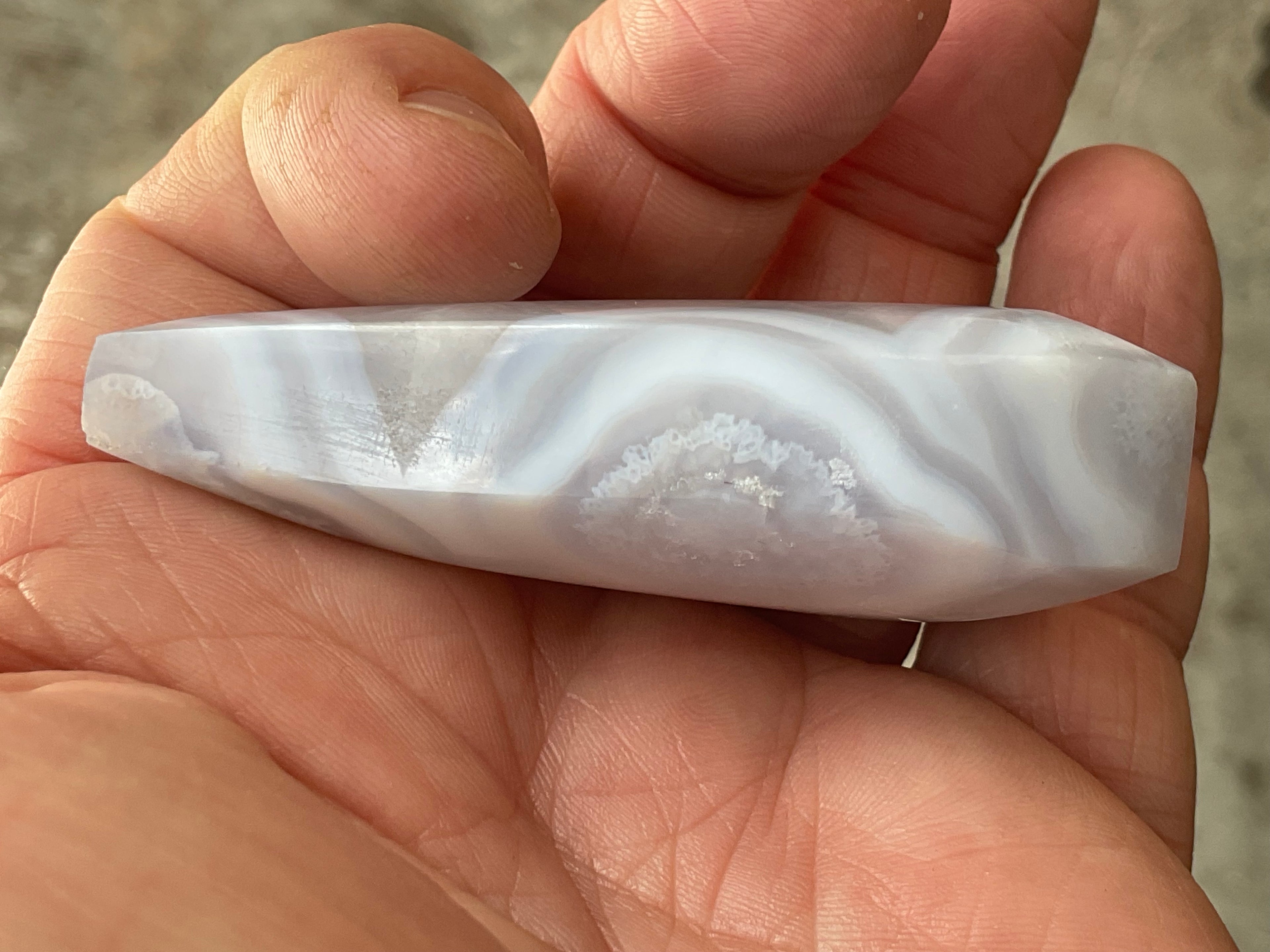 66g Blue Lace Agate Freeform 1A