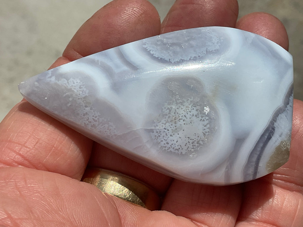 66g Blue Lace Agate Freeform 1A