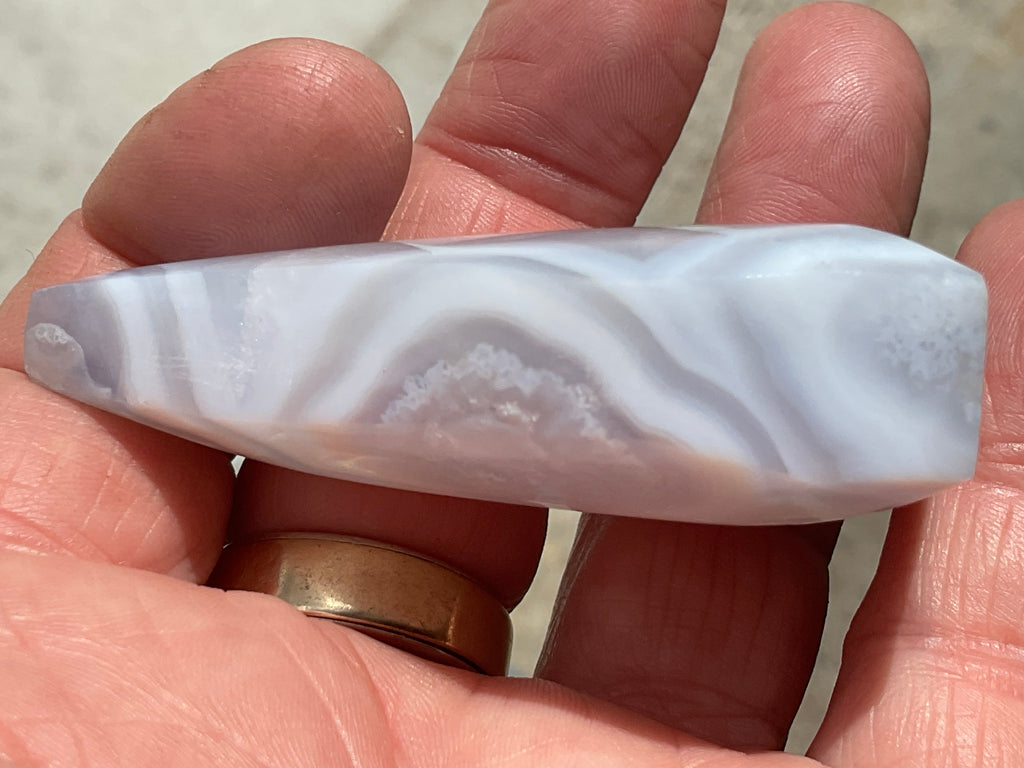66g Blue Lace Agate Freeform 1A