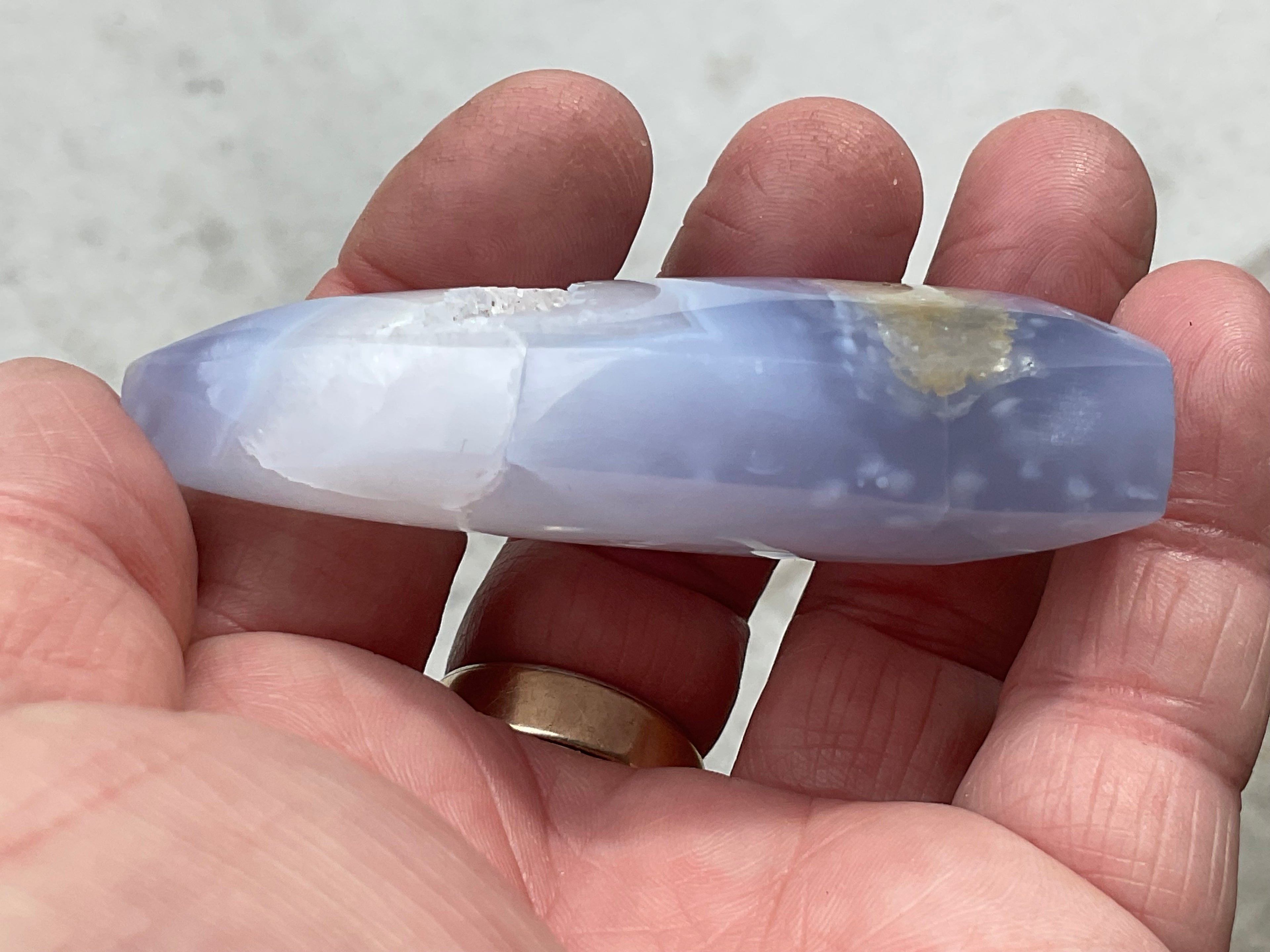 82g Blue Lace Agate Freeform 1C
