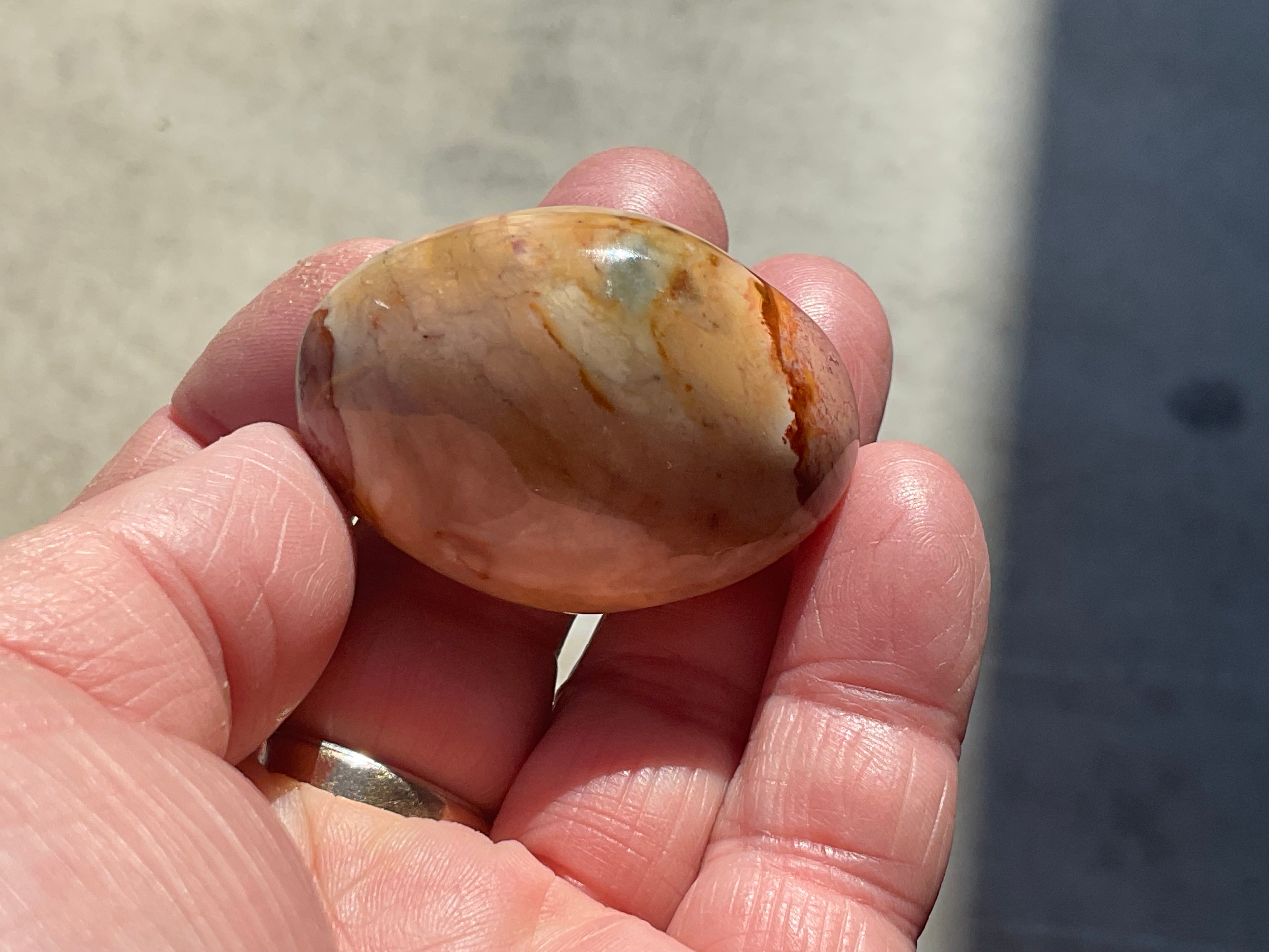 47g Polychrome Jasper Palmstone 2C