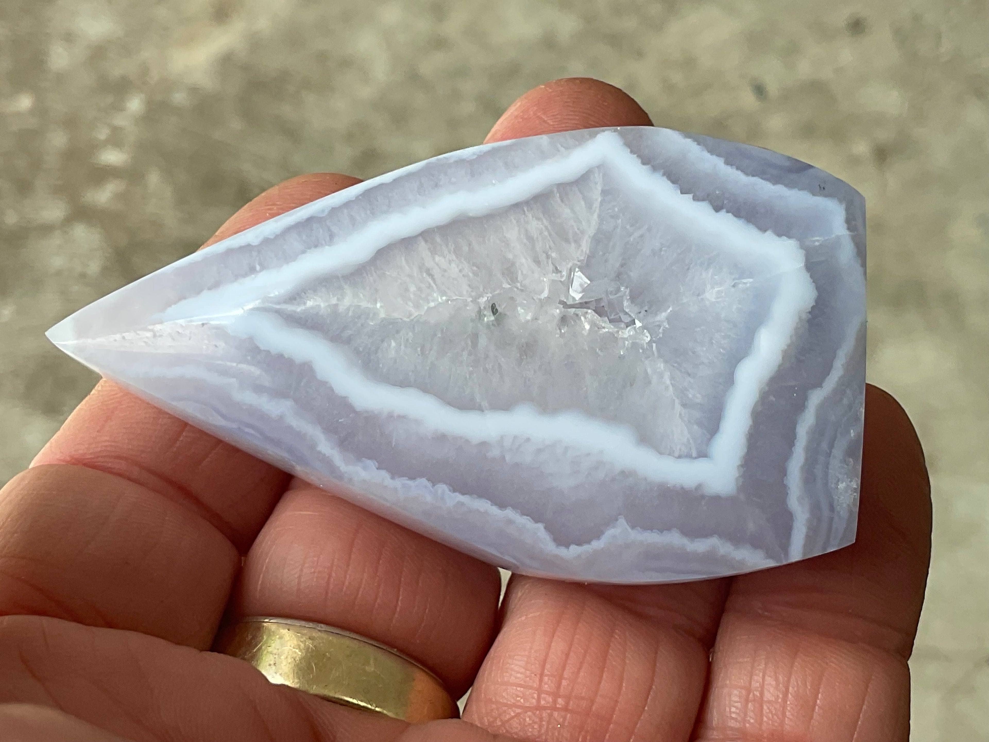 80g Blue Lace Agate Freeform 2A