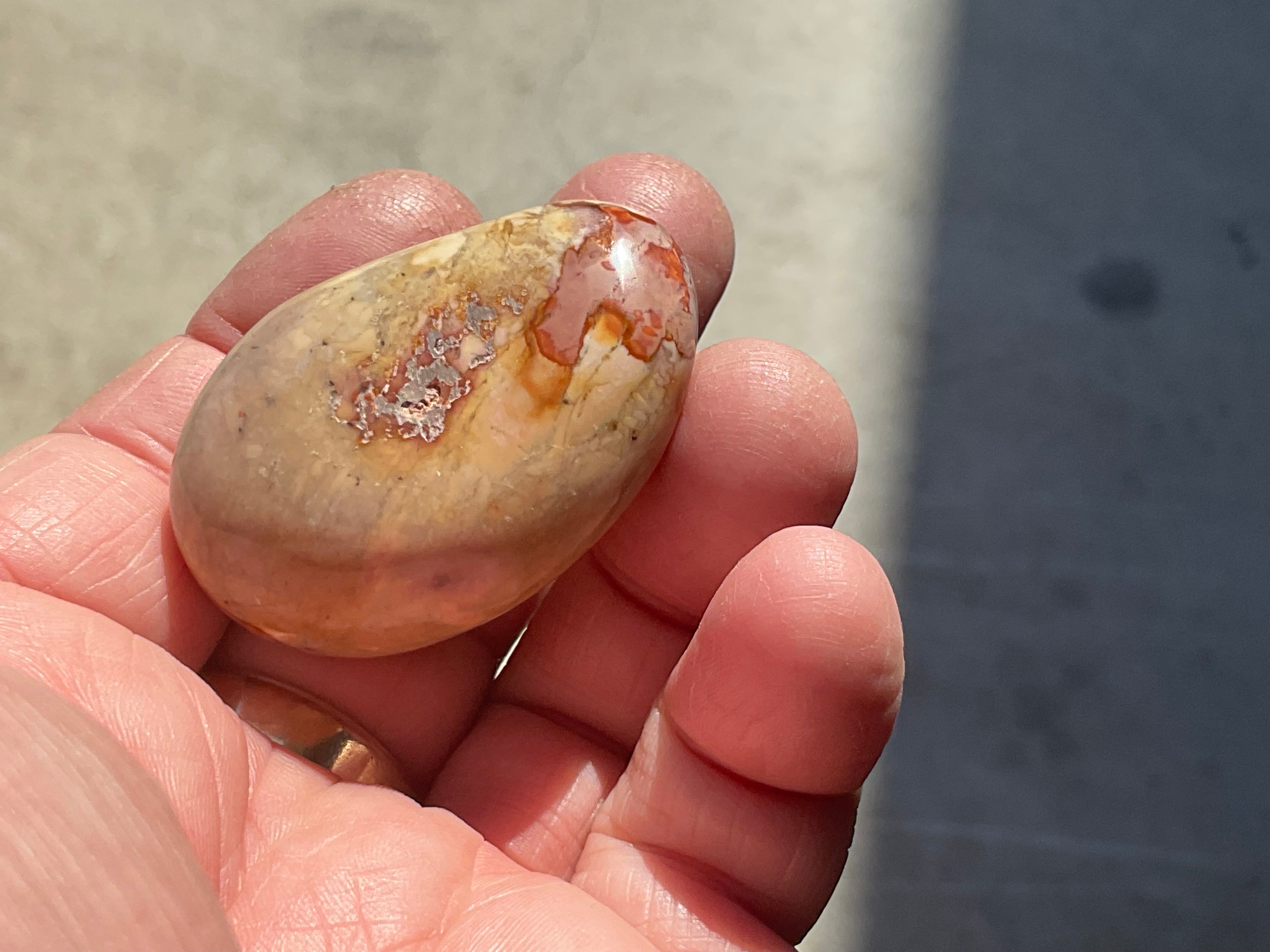 47g Polychrome Jasper Palmstone 2C