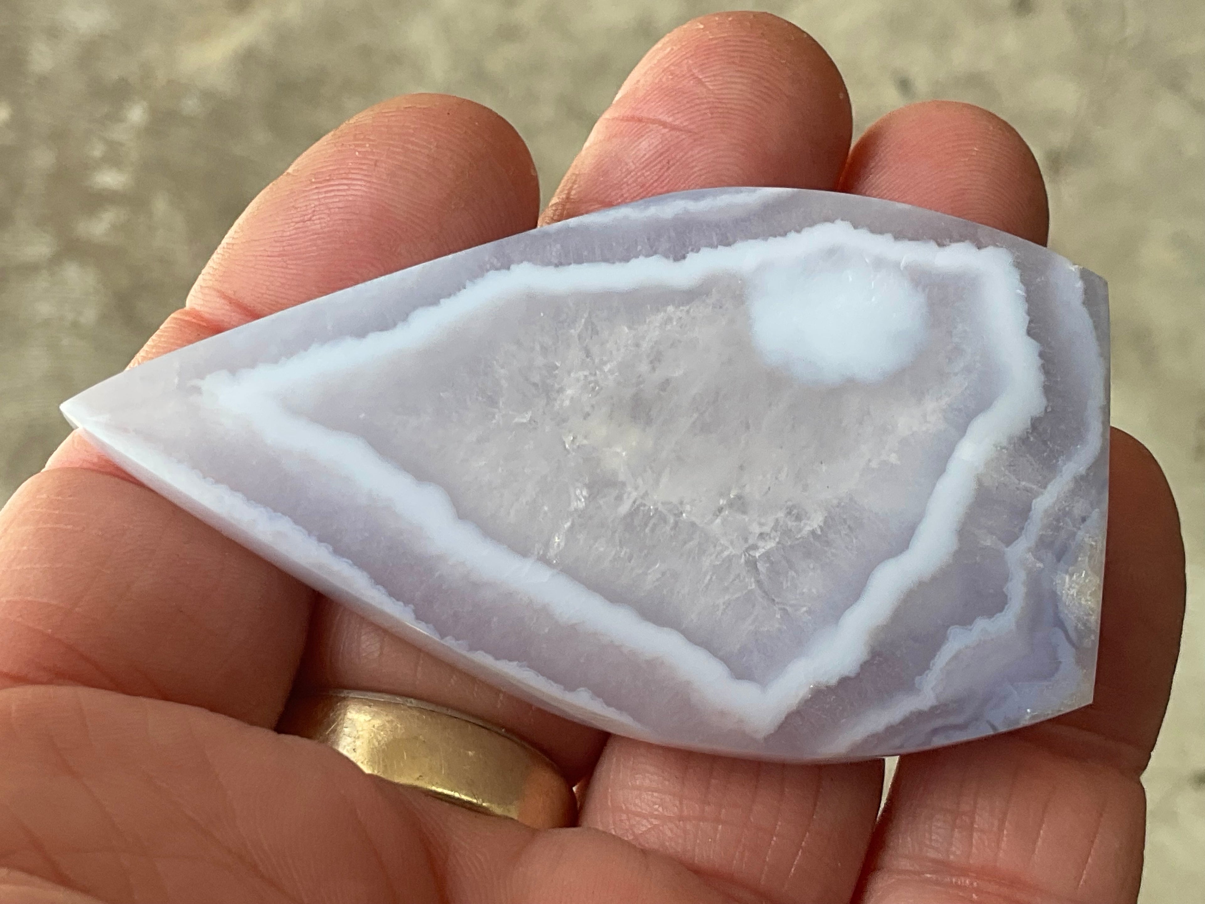 80g Blue Lace Agate Freeform 2A