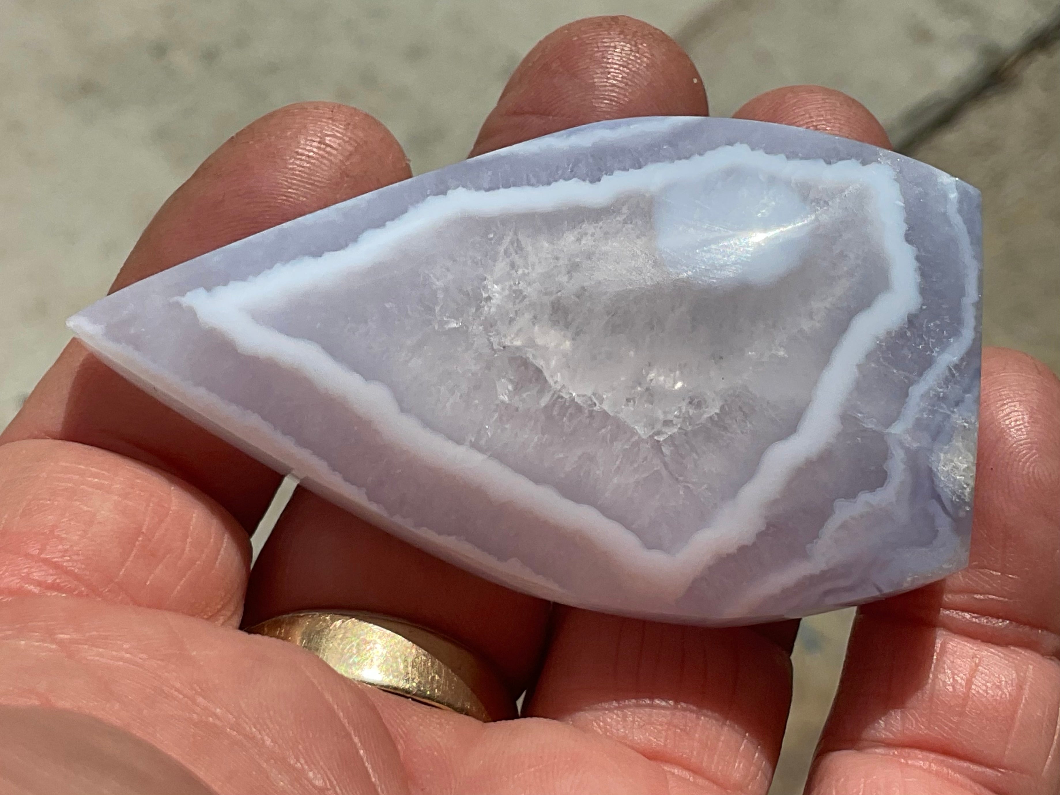 80g Blue Lace Agate Freeform 2A