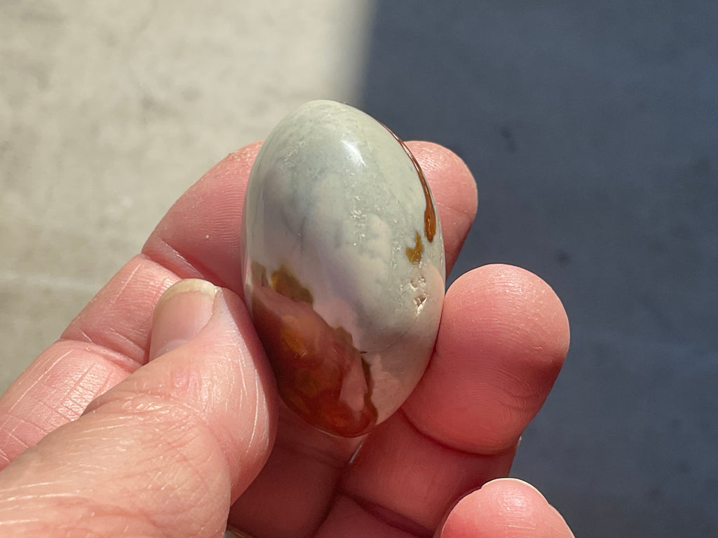 47g Polychrome Jasper Palmstone 2D