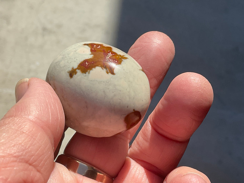 47g Polychrome Jasper Palmstone 2D