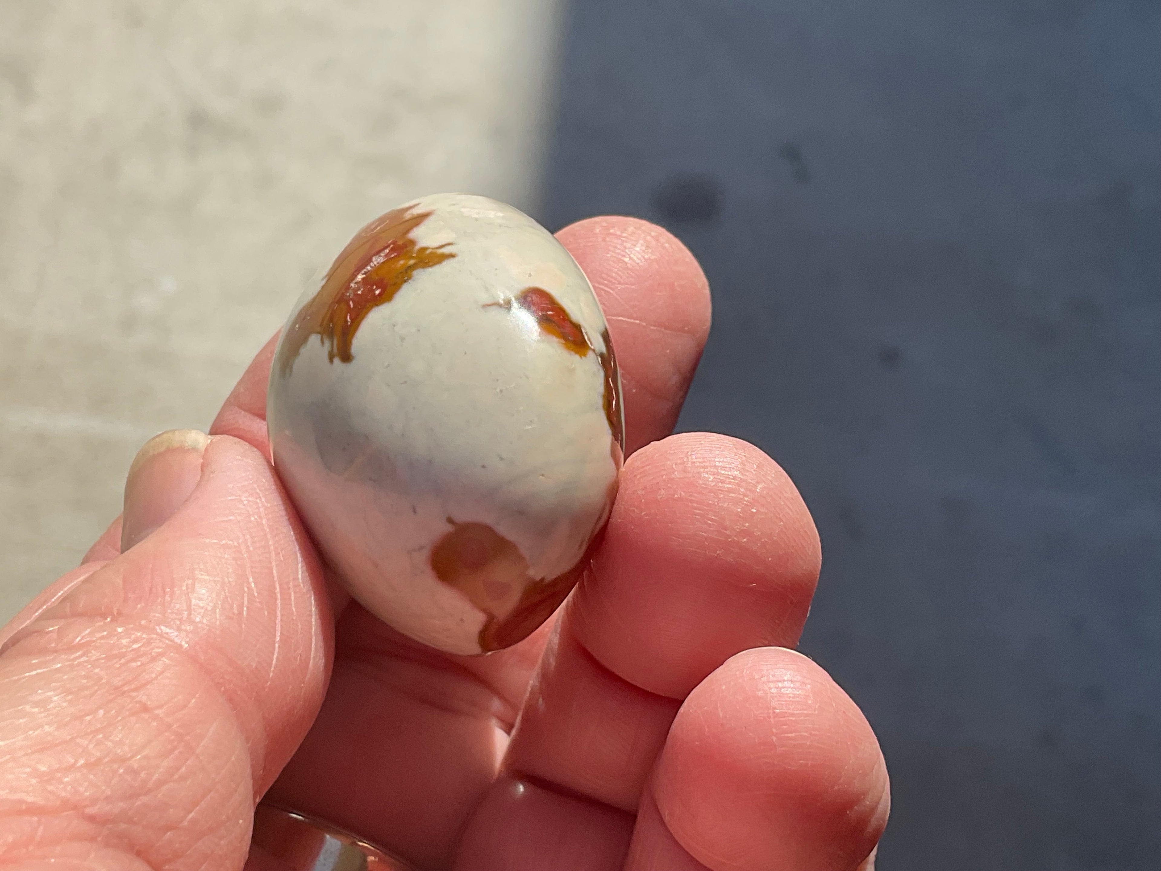 47g Polychrome Jasper Palmstone 2D