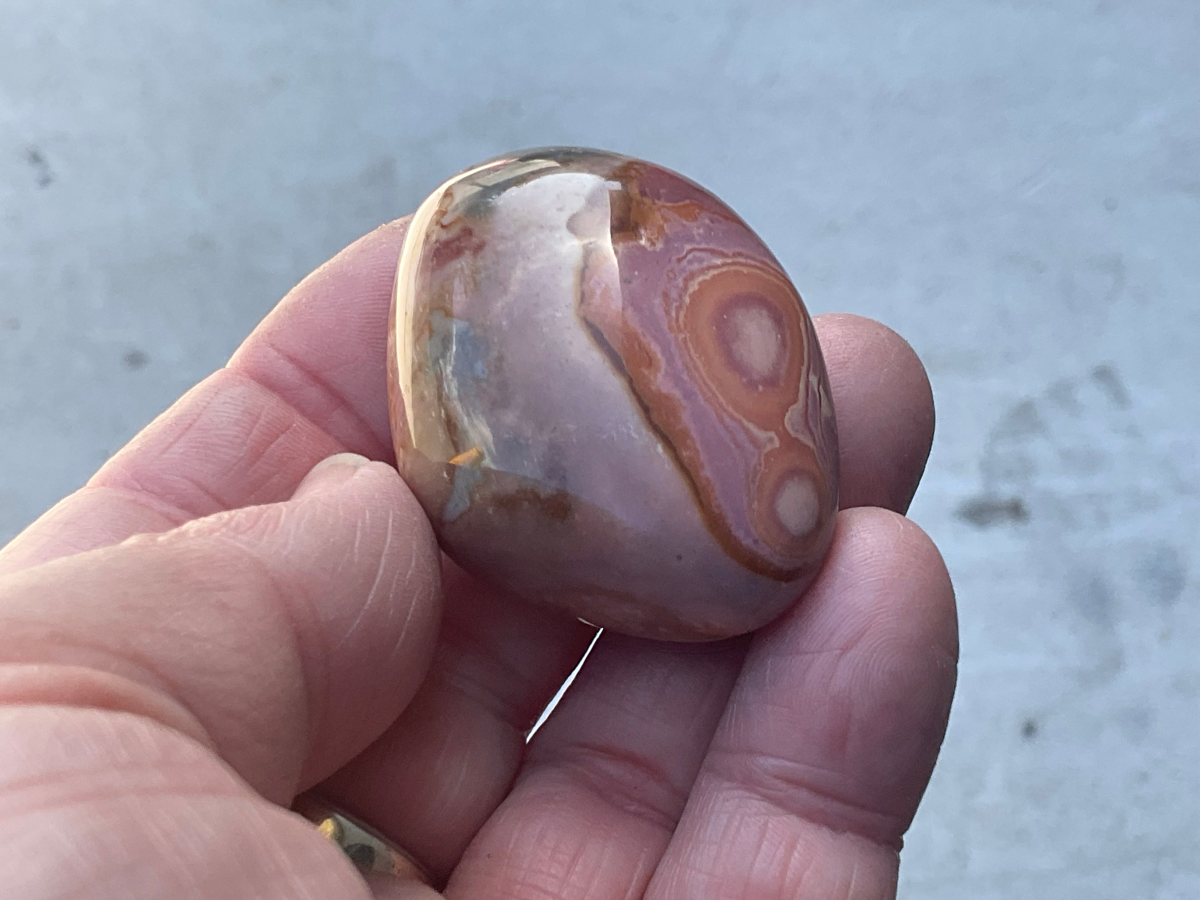 45g Polychrome Jasper Palmstone 3C