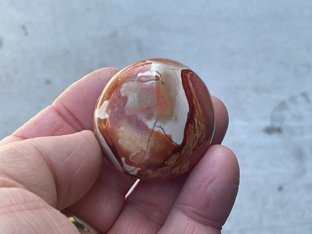 45g Polychrome Jasper Palmstone 3D