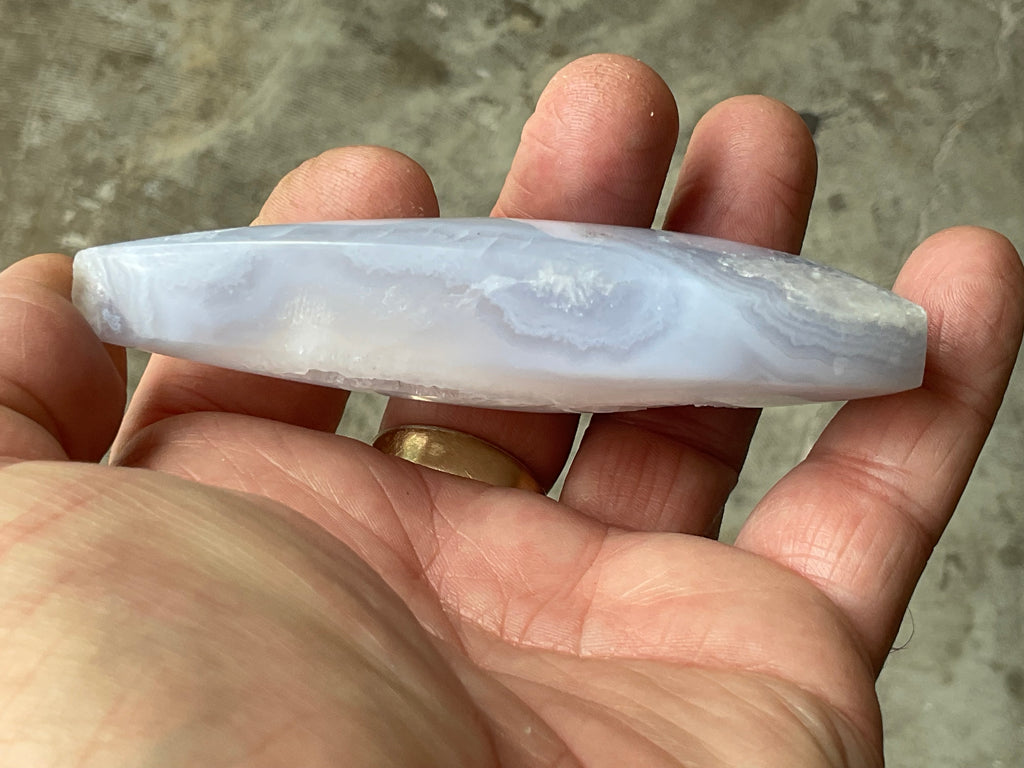 96g Blue Lace Agate Freeform 3A
