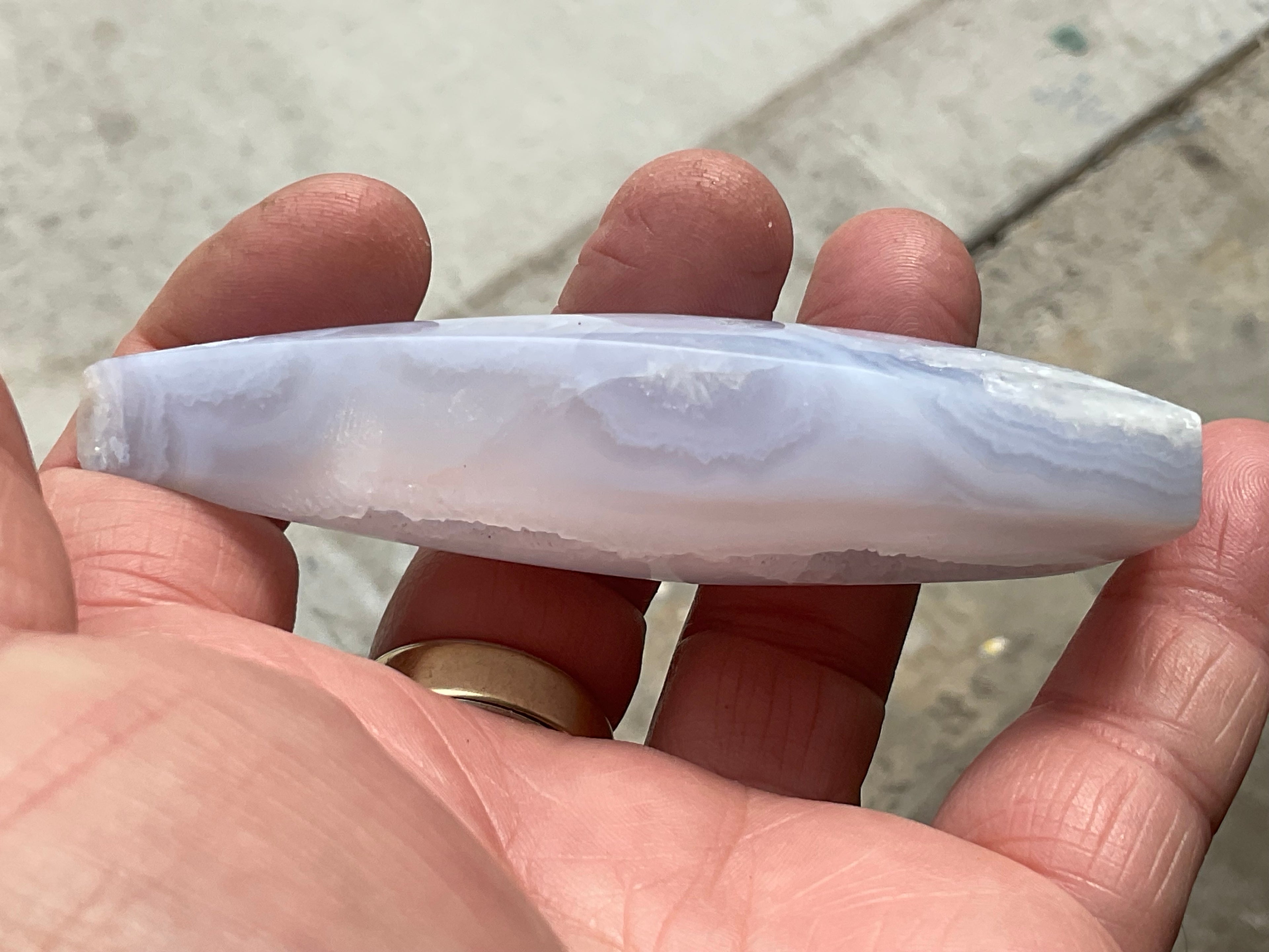 96g Blue Lace Agate Freeform 3A
